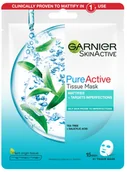 Maseczki do twarzy - Garnier SkinActive PureActive Tissue Mask - miniaturka - grafika 1
