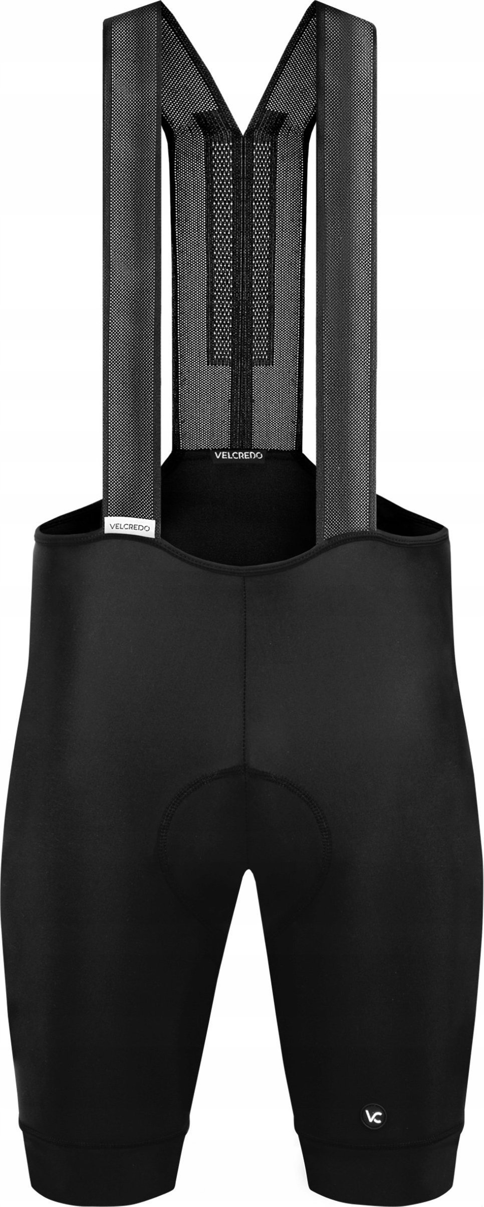 Velcredo Spodenki rowerowe na szelkach bibsy męskie XL