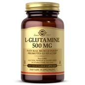 Aminokwasy - Solgar L-Glutamina 500 mg suplement diety 100 kaps. - suplement - miniaturka - grafika 1