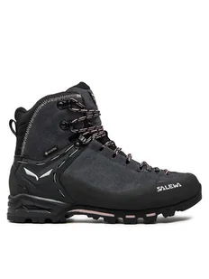 Salewa Trekkingi Mtn Trainer Classic Mid Gtx GORE-TEX 61427 0873 Szary - Buty trekkingowe damskie - miniaturka - grafika 1