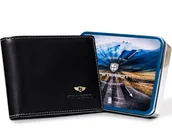 Portfele - Portfel skórzany PTN WL-1012-COM-5082 Black - miniaturka - grafika 1