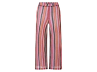 Spodnie damskie - esmara® Spodnie damskie z szerokimi nogawkami (Paski/czerwony, M(40/42)) - miniaturka - grafika 1