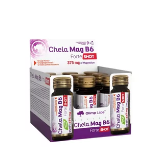 9 x Olimp Chela-Mag B6® Forte Shot - 25 ml Ampułka szklana - Witaminy i minerały - miniaturka - grafika 1