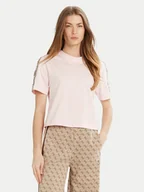 Koszulki i topy damskie - Guess T-Shirt 144851 Różowy Classic Fit - miniaturka - grafika 1