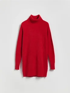 Reserved - Sukienka z wełną - czerwony - Sukienki - miniaturka - grafika 1