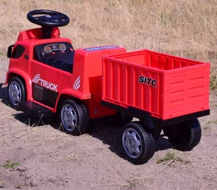 Jeździk, Ciężarówka Na Akumulator Gts-6688-e Z Przyczepą I Dźwiękami - Pojazdy elektryczne dla dzieci Jeździk, Ciężarówka Na Akumulator Gts-6688-e Z Przyczepą I Dźwiękami - Pojazdy elektryczne dla dzieci - miniaturka - grafika 18