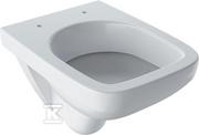 Miski WC - Miska wisząca WC Selnova Compact, lejowa, B36 cm, H34 cm, T48 cm, krótka, kształt geometryczny - miniaturka - grafika 1