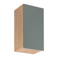 Szafki kuchenne - Szafka kuchenna wisząca Acari 40 cm wys. 72 cm kolor zielony/dąb - miniaturka - grafika 1