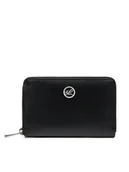 Portfele - Semi Line Duży Portfel Damski P8271-0 Czarny - miniaturka - grafika 1