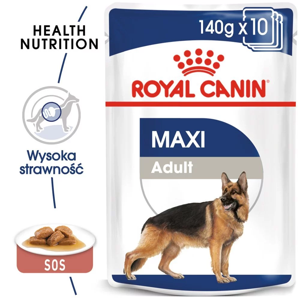 Royal Canin Maxi Adult 10x140g 23371-uniw
