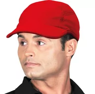 Czapki męskie - Czfree Czapka Z Daszkiem Na Rzep Przewiewna - Red - miniaturka - grafika 1