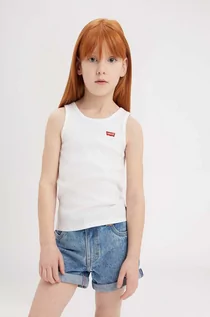 Koszulki dla dziewczynek - Levi's top dziecięcy kolor biały - grafika 1