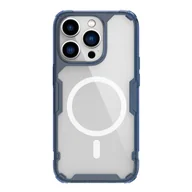 Etui i futerały do telefonów - Nillkin Nature Pro Magnetic Case etui iPhone 14 Pro Max magnetyczny pokrowiec MagSafe niebieski - miniaturka - grafika 1