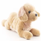 Zabawki interaktywne dla dzieci - Maskotka pies Labrador 60cm leżący - Madej - miniaturka - grafika 1
