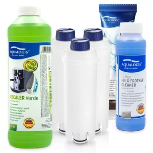 Zestaw Delonghi Aqualogis AL-S002 3szt, Verde 750ml, Latteo 250ml - Akcesoria i części do ekspresów do kawy - miniaturka - grafika 1