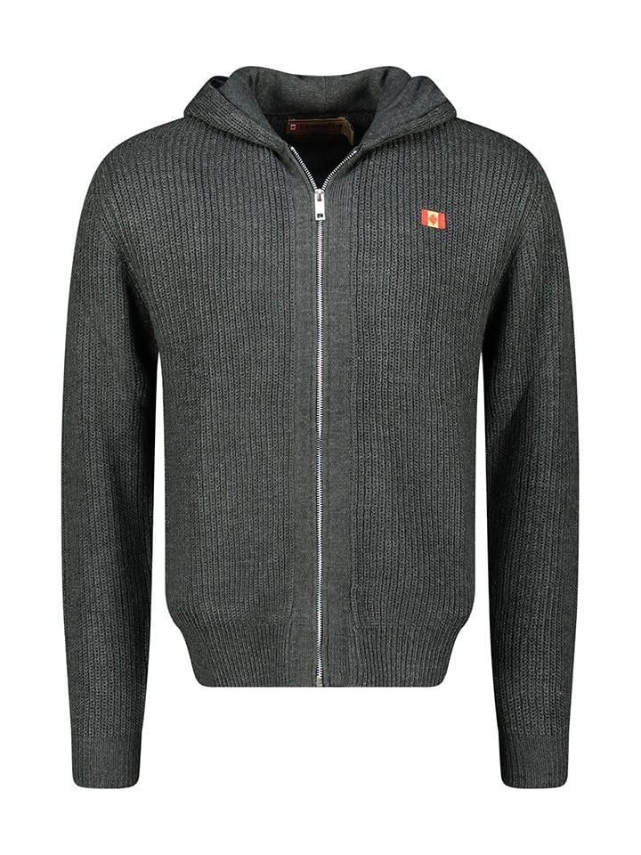 Canadian Peak Kardigan w kolorze antracytowym