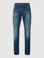 Spodnie męskie - Jeansy o kroju slim fit z 5 kieszeniami - miniaturka - grafika 1