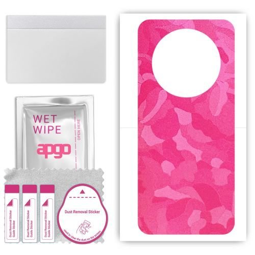 folia naklejka skórka strukturalna na TYŁ do Realme 12 5G - Moro Camo Różowy - apgo SKINS