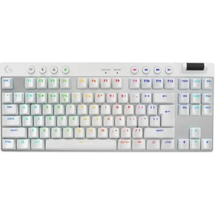 Klawiatura Logitech Gaming G PRO X TKL Lightspeed, US (920-012148) Biała - Klawiatury - miniaturka - grafika 1