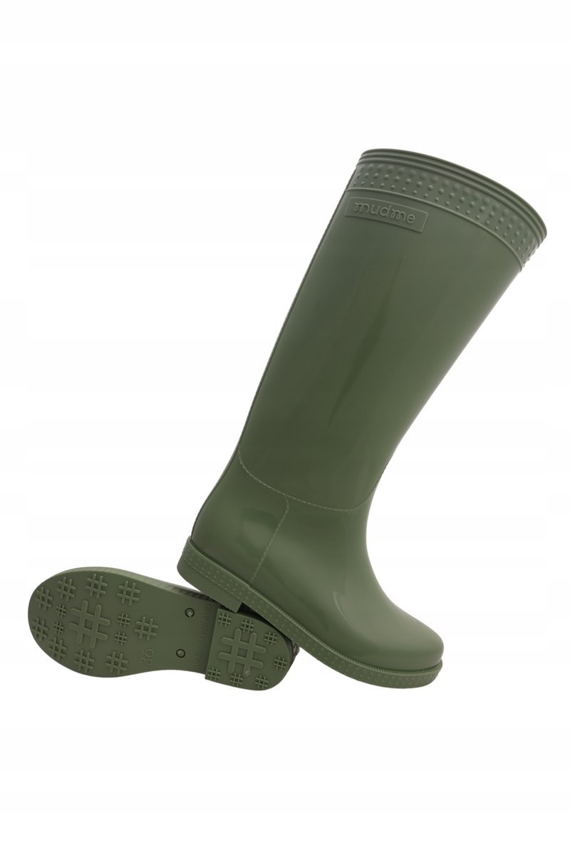 MUDME - Kalosze Damskie Sage Green - Wygoda i Przyczepność - Roz.36