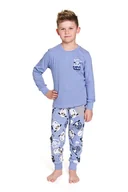 Piżamy dla dziewczynek - Piżama dziecięca Sheep Back To Bed niebieska 146/152 - miniaturka - grafika 1