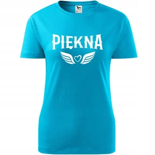 Damska Koszulka na Dzień Mamy Piękna Idealny Prezent dla Mamy Urodziny turkusowy XL - Koszulki i topy damskie Damska Koszulka na Dzień Mamy Piękna Idealny Prezent dla Mamy Urodziny turkusowy XL - Koszulki i topy damskie - miniaturka - grafika 1