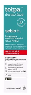 Tołpa sebio + korygujący niedoskonałości CICA-KREM lekki, NOC 40 ml - Kremy do twarzy - miniaturka - grafika 2