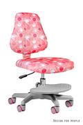 Krzesła obrotowe dla dzieci - Fotel dla dziecka BETTY różowy - miniaturka - grafika 1