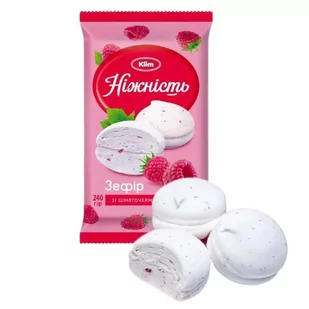 Zefir z płatkami maliny "Tenderness" 240g - Cukier i słodziki - miniaturka - grafika 1