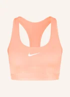 Biustonosze - Nike Biustonosz Sportowy Swoosh orange - miniaturka - grafika 1