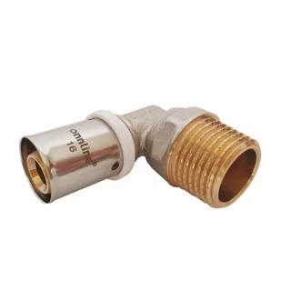 KOLANO 90ST ZAPRASOWYWANE GZ 20MM X 1/2" profil U - Akcesoria grzewcze - miniaturka - grafika 1