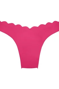 Hunkemöller Majtki Bikini Wysoko Krojona Scallop Różowy - Stroje kąpielowe - miniaturka - grafika 1