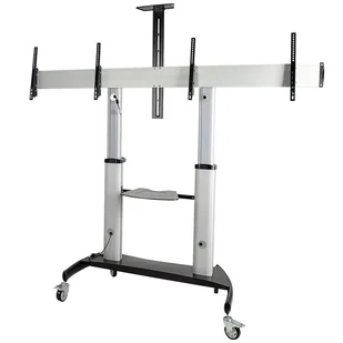 StarTech STNDMTVDUO uchwyt do telewizorów 152,4 cm (60") Czarny, Srebrny - Uchwyty do telewizora - miniaturka - grafika 1