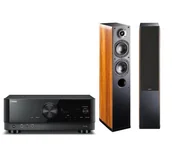 Zestawy stereo - Yamaha MusicCast RX-V4A, Indiana Line Nota 550 X (orzech) - miniaturka - grafika 1