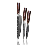 Noże kuchenne - Noże Japońskie Zestaw (3Szt.) - miniaturka - grafika 1