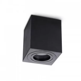 Kobi AQUARIUS SQUARE CZARNA IP44 1xGU10 KPASCZ KPASCZ - Lampy sufitowe - miniaturka - grafika 1