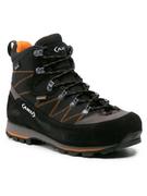 Buty zimowe męskie - Aku Trekkingi Trekker L.3 Wide Gtx GORE-TEX 977W Czarny - miniaturka - grafika 1