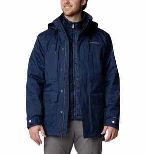 Męska kurtka zimowa Columbia Horizons Pine II Interchange Jacket - granatowa - COLUMBIA - Kurtki męskie - miniaturka - grafika 1