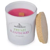 Świece - Świeczka sojowa Fresh Raspberry biała 135g - miniaturka - grafika 1