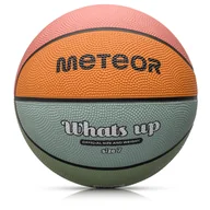 Piłka nożna - Piłka Koszykowa Meteor What's Up 7 Jasnoniebieski/pomarańczowy - miniaturka - grafika 1