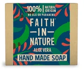 Mydła - Faith in Nature Wiara w Naturę - Ziołowe mydło w kostce z prawdziwym Aloe Vera, 100g - miniaturka - grafika 1