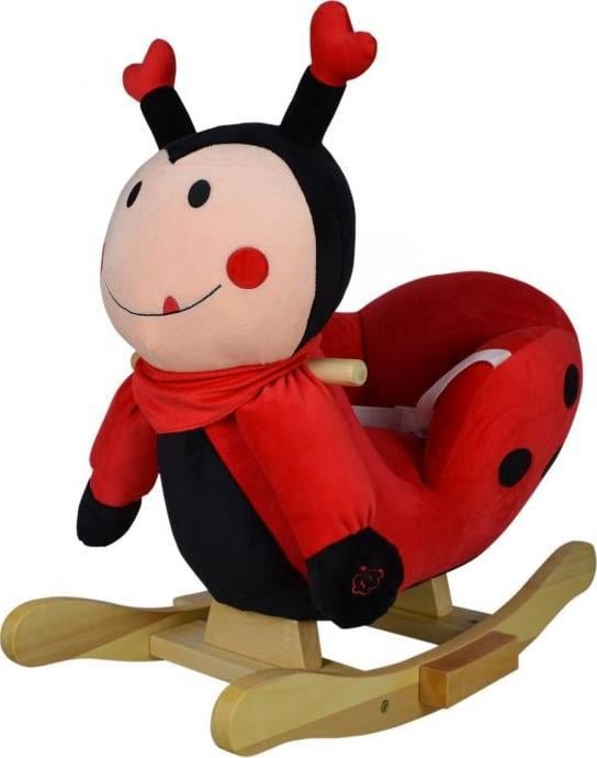 Infantastic Pluszowa biedronka na biegunach, 68 x 33 x 47 cm