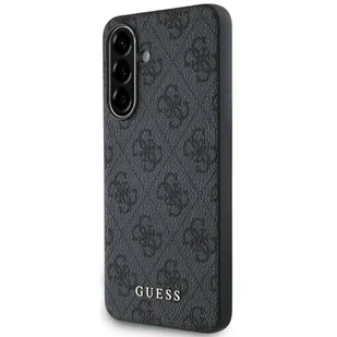 Guess Etui Hardcase 4G Metal Gold Logo do Galaxy A56 5G, czarne - Etui i futerały do telefonów - miniaturka - grafika 1