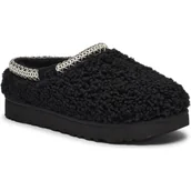 Kapcie damskie - UGG Skórzane mule TASMAN MAXI CURLY | z dodatkiem wełny - miniaturka - grafika 1