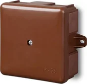 Rozdzielnie elektryczne - Elektro-Plast nasielsk Odgałęźnik 6-wyl.n/t MZ EP-LUX 5x2.5 mm2 z wkładem IP 55 IP 55 Puszki Brąz RAL 8028 0226-61 0226-61 - miniaturka - grafika 1