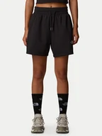Spodenki damskie - The North Face Szorty sportowe Essential NF0A8C2F Czarny Regular Fit - miniaturka - grafika 1