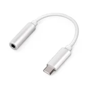 Pozostałe akcesoria do telefonów - Adapter USB Typ C - Jack 3.5mm SETTY 112228 Biały - miniaturka - grafika 1