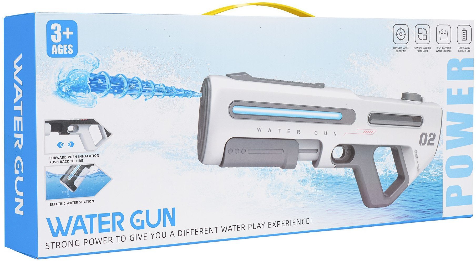 Automatyczny Pistolet na Wodę z Funkcją Świateł