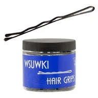Ozdoby do włosów - Wsuwki IZA karbowane czarne 2 kulki 5 cm 250g - miniaturka - grafika 1