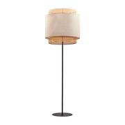Lampy stojące - Lampa podłogowa z ażurowym ratanowym kloszem TK 5578 z serii BOHO - miniaturka - grafika 1